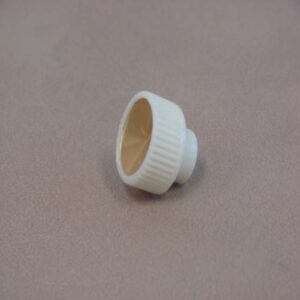 B18805B Radio Knob, White With Gold