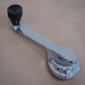 B23342D Window Handle, Black Knob