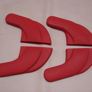 B61694E Seat Hinge Cover Set, Red