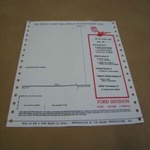 DDF401 Window Price Sticker