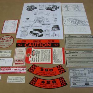 DDK010 Decal Kit, 14 Piece