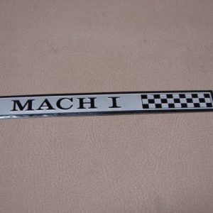 B04460F Dash Emblem "Mach 1," Stick On