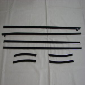 B21458R Belt Weatherstrip Full Set, 8 Pieces