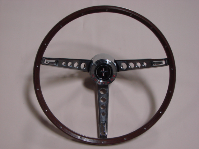 M 3600U Steering Wheel Woodgrain For 1965-1966 Ford Mustang (M3600U ...