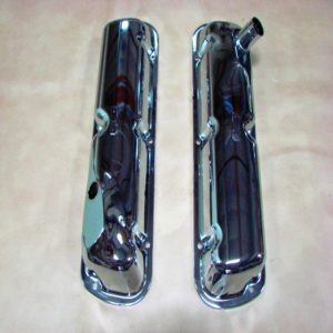 A6582B Valve Cover, Chrome, Pair