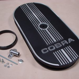 A9600V Cobra Oval Air Cleaner, Single Carburetor