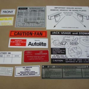 DDK023 Decal Kit, 12 Piece