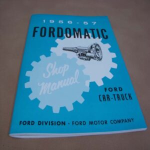 DLT074 Ford-O-Matic Transmission Manual