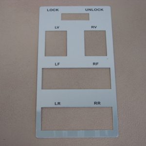 B14307B Window Switch Finish Plate