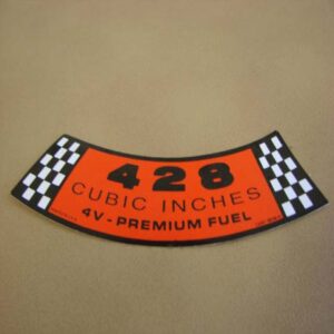 DDF034 Decal, 428 4V