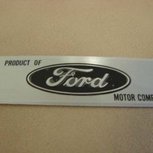 DDF436 Decal, Sill Plate, Black