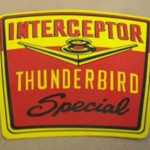 DDF007 Decal, Interceptor Thunderbird Special