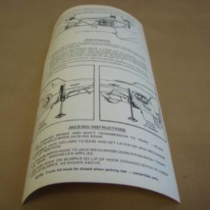 DDF507 Decal, Jack Instructions