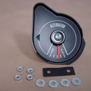 B10850C Amp Gauge, Black Face