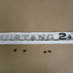 B16098H Mustang 2+2 Name Plate