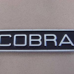 B16098N Cobra Name Plate