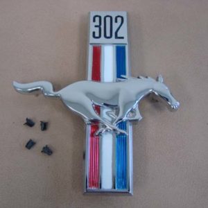 B16228A Fender Emblem, Horse With 302