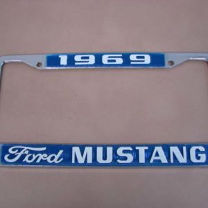 B18240O License Plate Frame, 1969 Ford Mustang