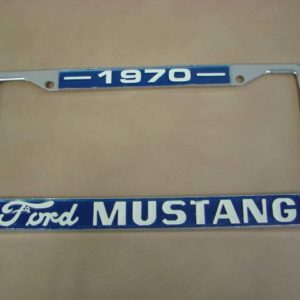 B18240P License Plate Frame, 1970 Ford Mustang