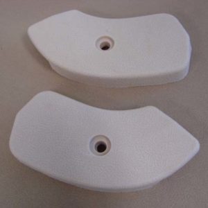 B61692A Seat Hinge Cover, Pair, White