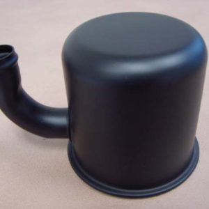 A6766J Oil Cap, Push-On, Upright Spout, Black