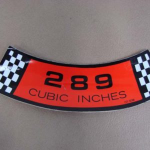 DDF008 Decal, 289 Cubic Inches