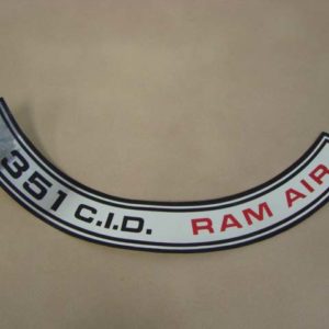 DDF029 Decal, 351 CID Ram Air