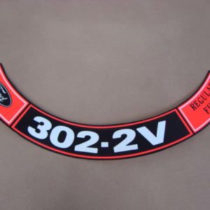 DDF030 Decal, 302 2V