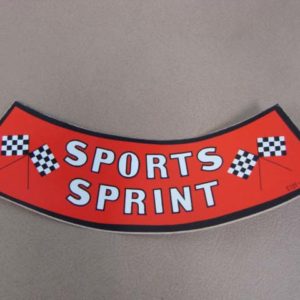 DDF035 Decal, Sports Sprint