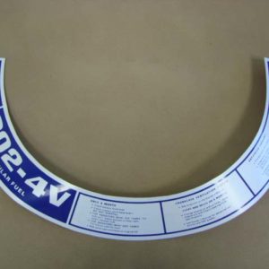 DDF036 Decal, 302 4V