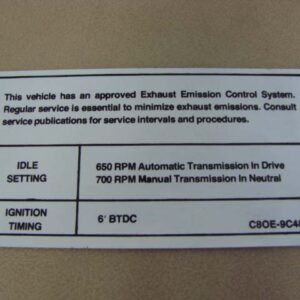 DDF304 Decal, Emission