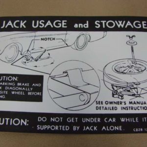 DDF522 Decal, Jack Instructions