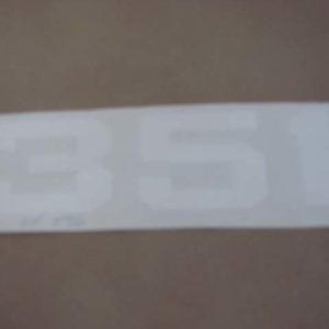 DDF621 Decal, Hood Decal, White