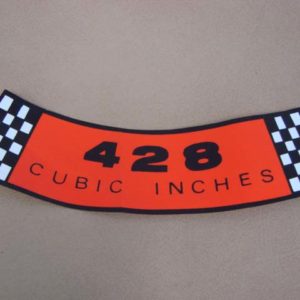 DDF057 Decal, 428 Cubic Inches