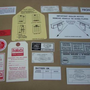 DDK016 Decal Kit, 15 Piece