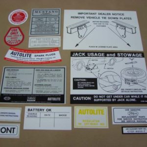 DDK019 Decal Kit, 14 Piece