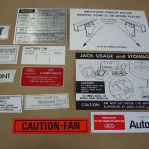 DDK024 Decal Kit, 12 Piece