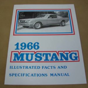 DLT110 Facts Book 1966 Mustang