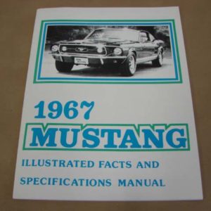 DLT111 Facts Book 1967 Mustang