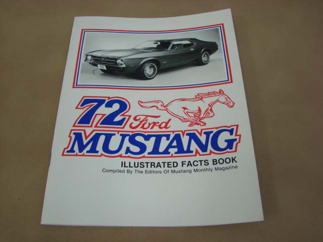 MLT FB72 Facts Book For 1972 Ford Mustang (MLTFB72) - Larry's ...