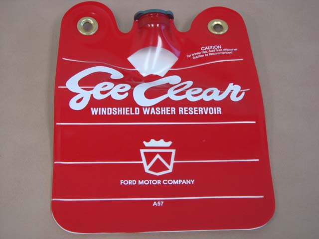 66-67 Windshield Washer Bag with Gold Ford Lettering