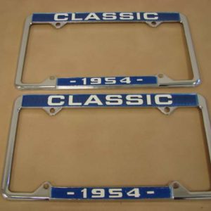 B18240V License Plate Frames, Pair