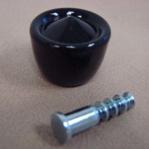 B23352D Window Handle Knob, Black