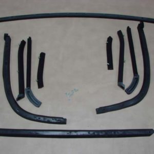 B51500BK Soft Top Weatherstrip Kit, 10 Piece