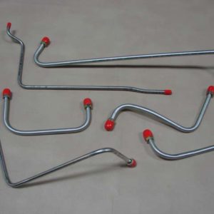 A9160E Engine Fuel / Vacuum Line Set, Dual Carburetor, Stainless