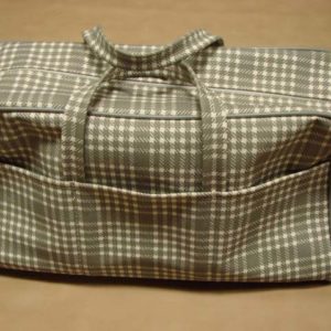 DAC10A Tote Bag, Plaid