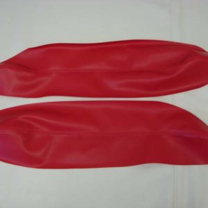 UARL5503 Armrest Covers, Red Leather