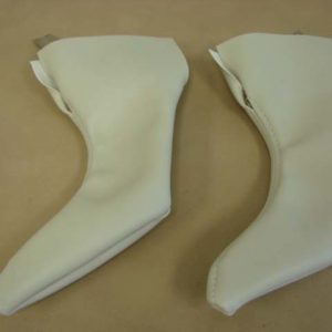 UBT5706 Backrest Booties, White