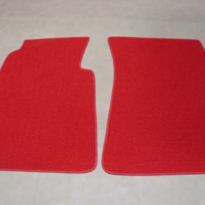 UCM5503 Carpet Floor Mats, Red