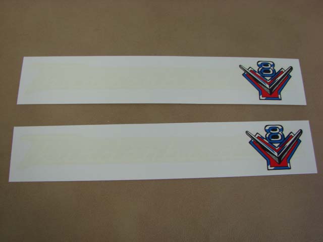 TDF 72 Decal Valve Covers 292 CID For 1955-1956-1957 Ford Thunderbird ...